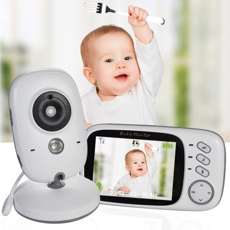 Baba Eletrônica Com Monitor Visão Noturna, Câme
