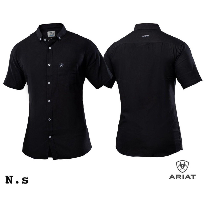 Camisa Masculina Manga Curta Lisa e Xadrez Para Pe
