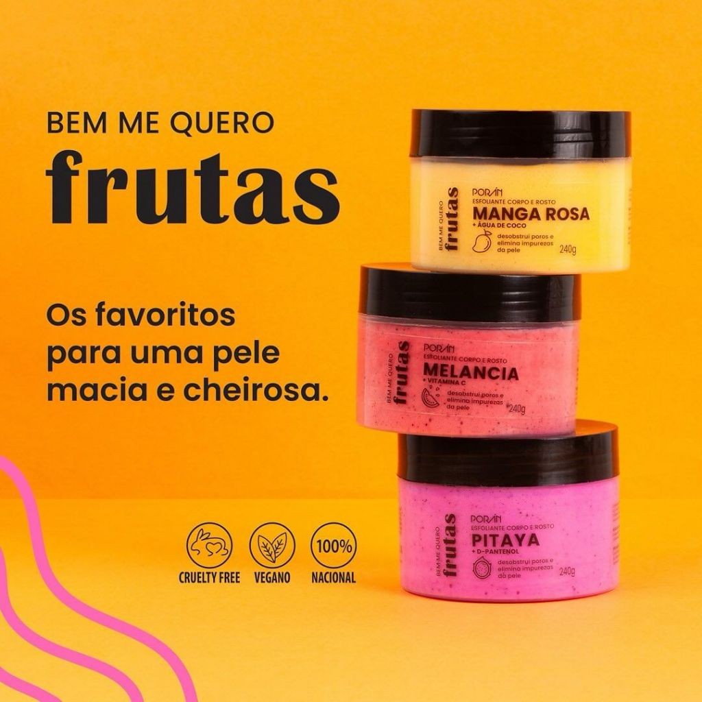 ESFOLIANTE CORPORAL E FACIAL FRUTAS PORÁN COSMÉT
