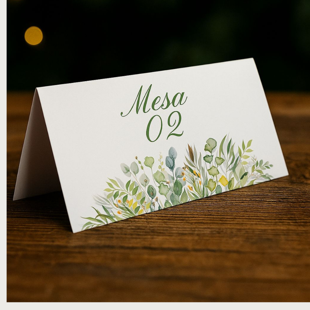 Placa de Mesa Frase- Numeração Para Aniversário