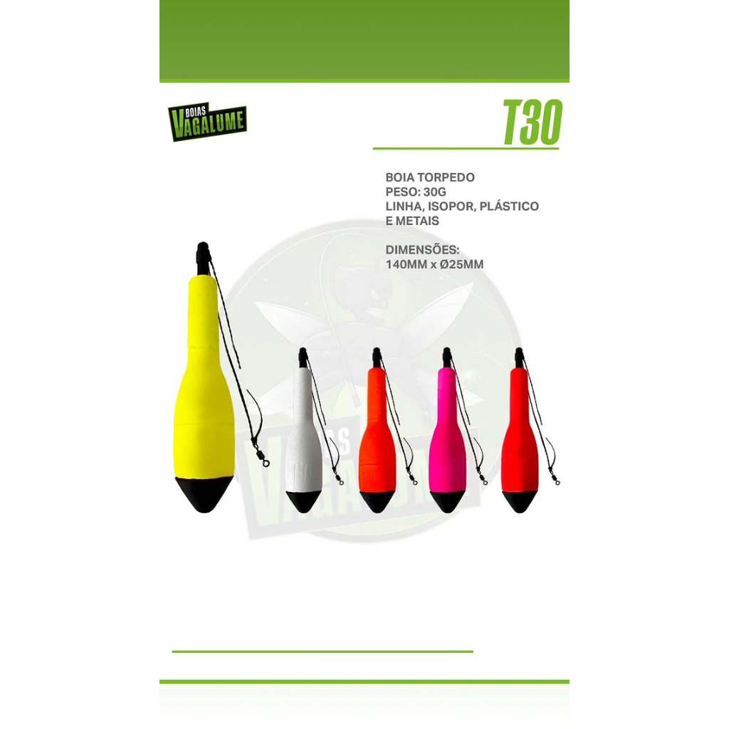 BOIA MINI TORPEDO VAGALUME – 30G
