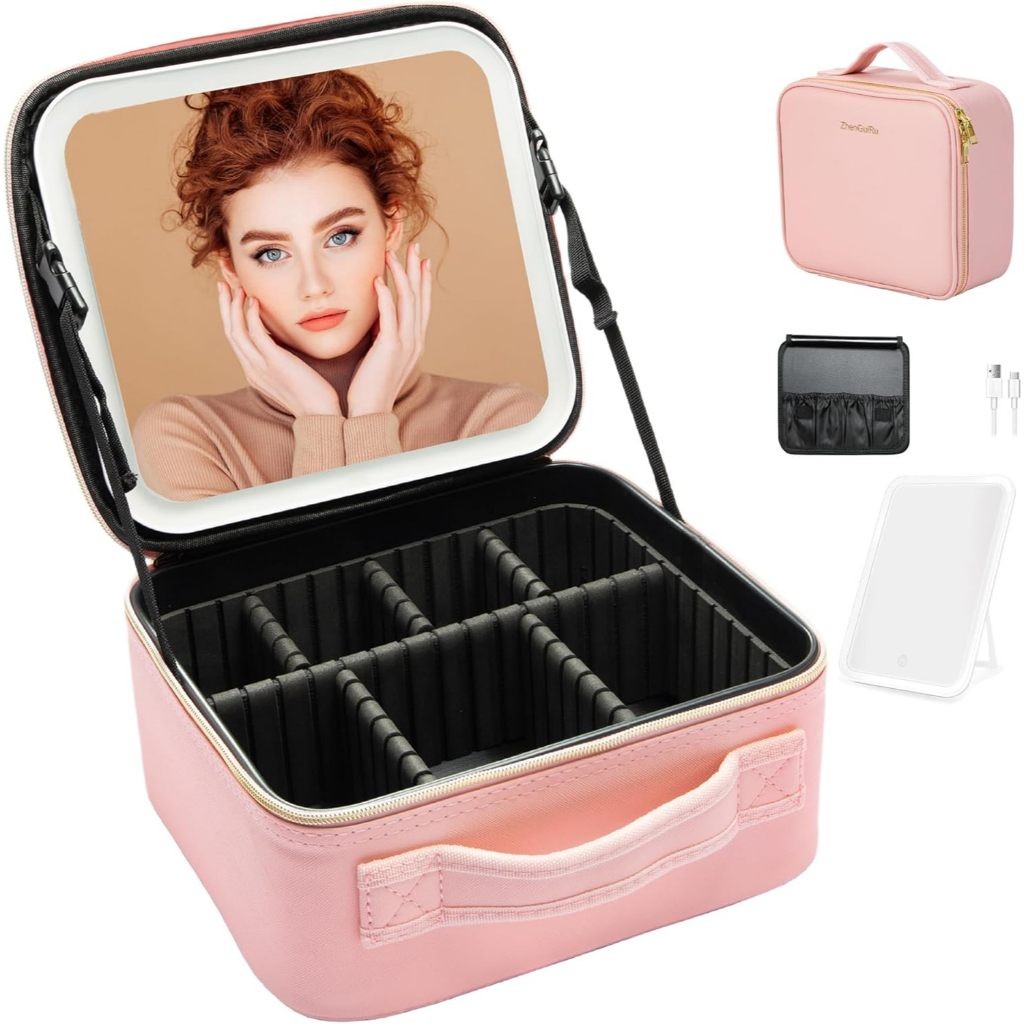 Kit Maleta Maquiagem completo Profissional Com Esp
