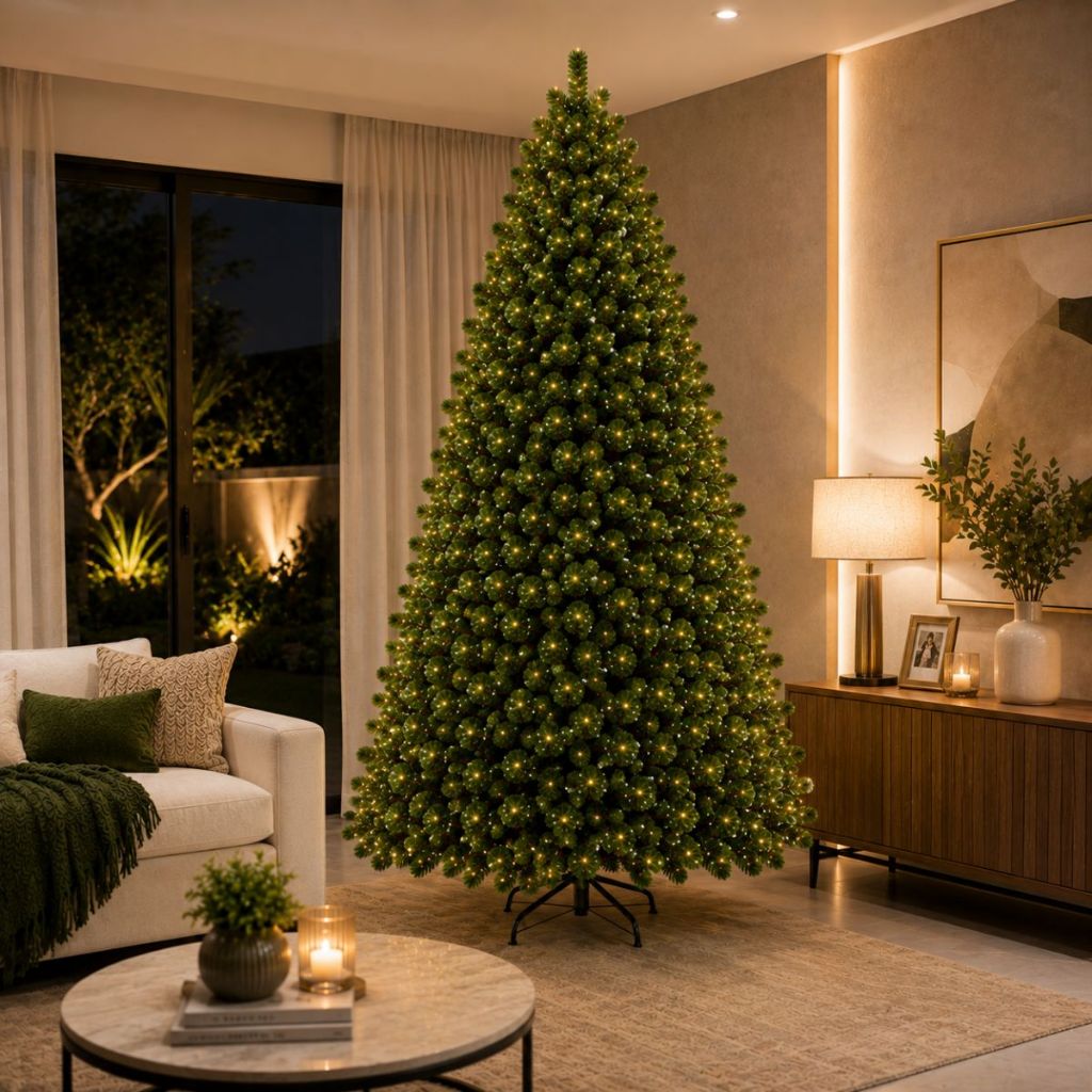 Arvore De Natal 2,10 Metros 650 Galhos Cheia Pinhe