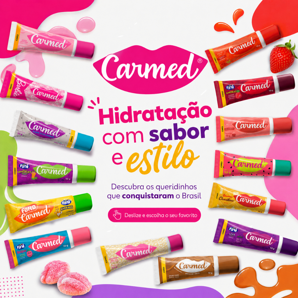 Carmed Creme Hidratante Protetor Labial Sabor Hidr