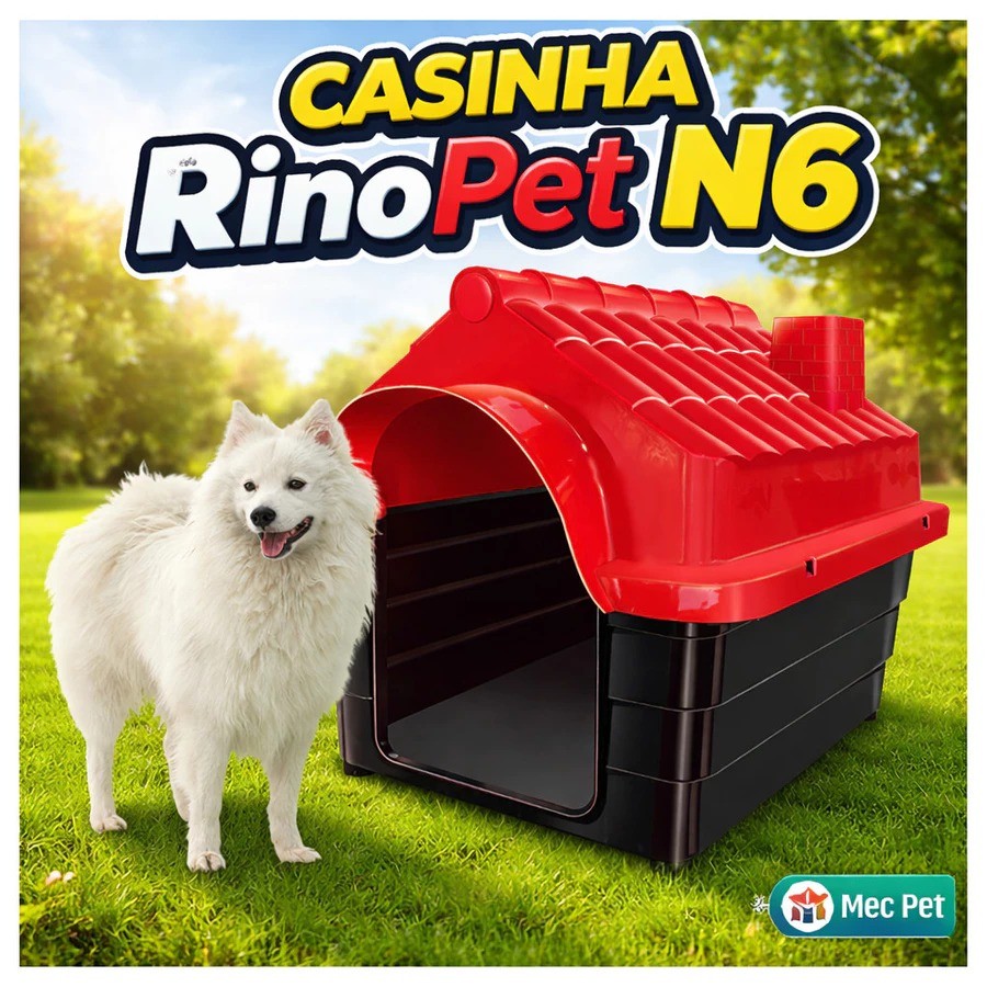 Casa Casinha Plastica De Cachorro Cães N6 Desmont