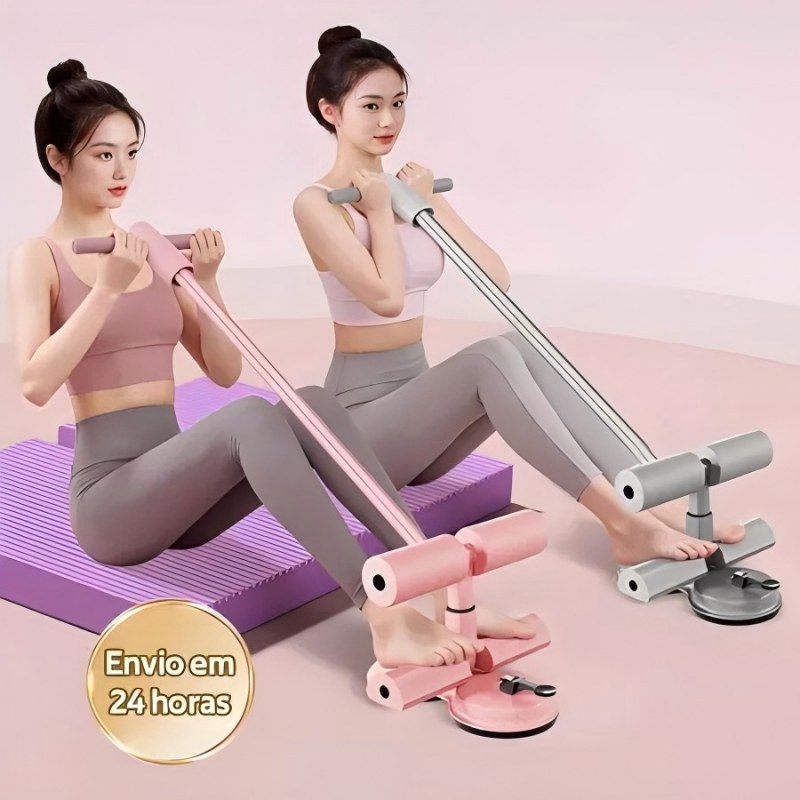 Equipamento auxiliar de abdominais fitness unissex