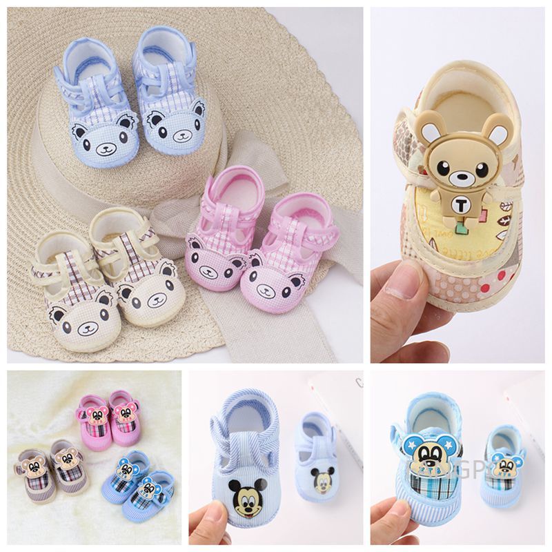 Design Animal Bonito Calçado De Bebê Com Sola An