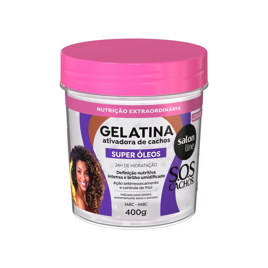 Gelatina Ativadora de Cachos Nutrição SOS Cachos