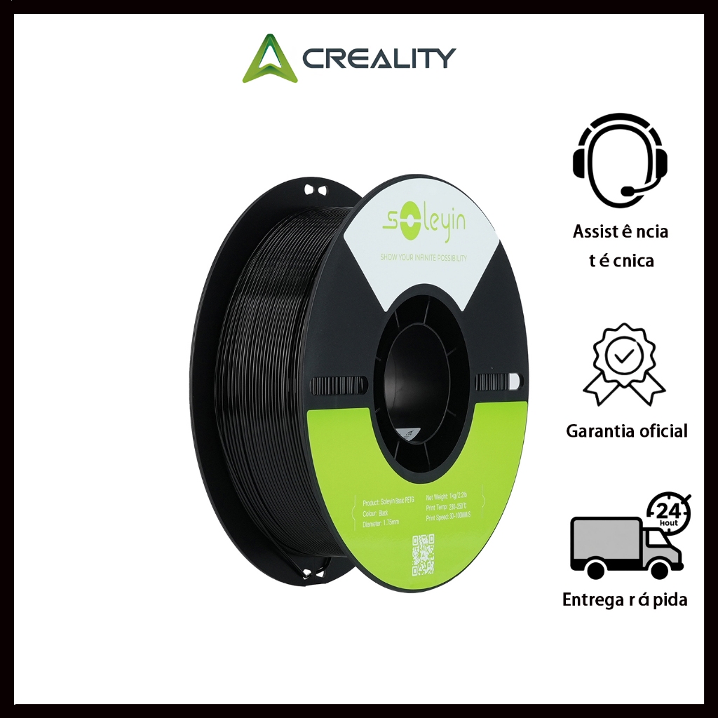 Creality Soleyin Basic PETG Consumíveis de filame