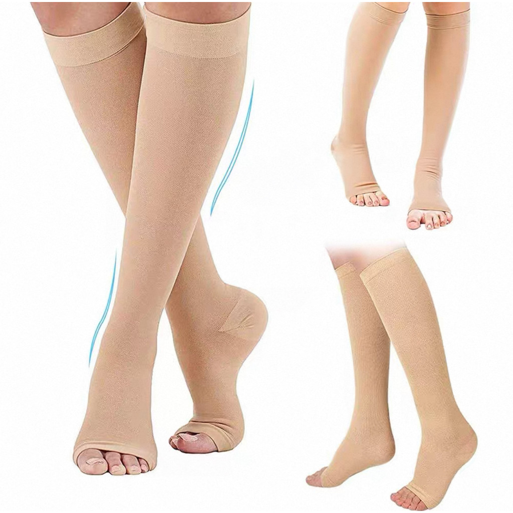 Meia Compressão 3/4 20-30 Mmhg Para Varizes Incha
