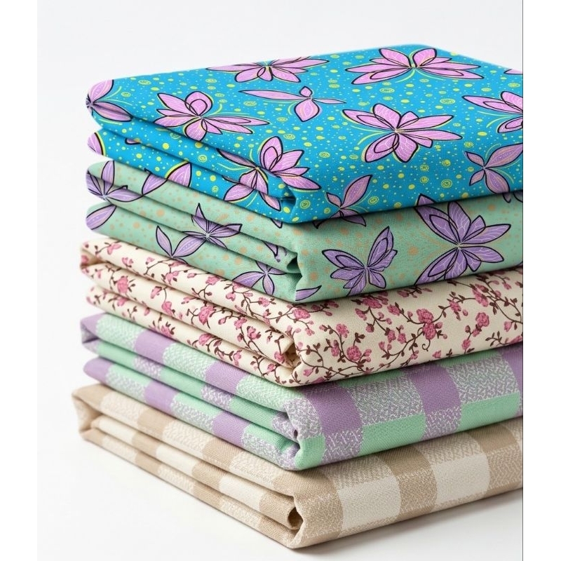 TRICOLINE 100% ALGODÃO – ESTAMPAS VARIADAS