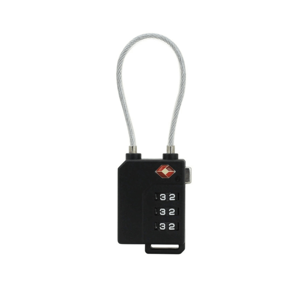 1 peça de cadeado de combinação anti-roubo de 3