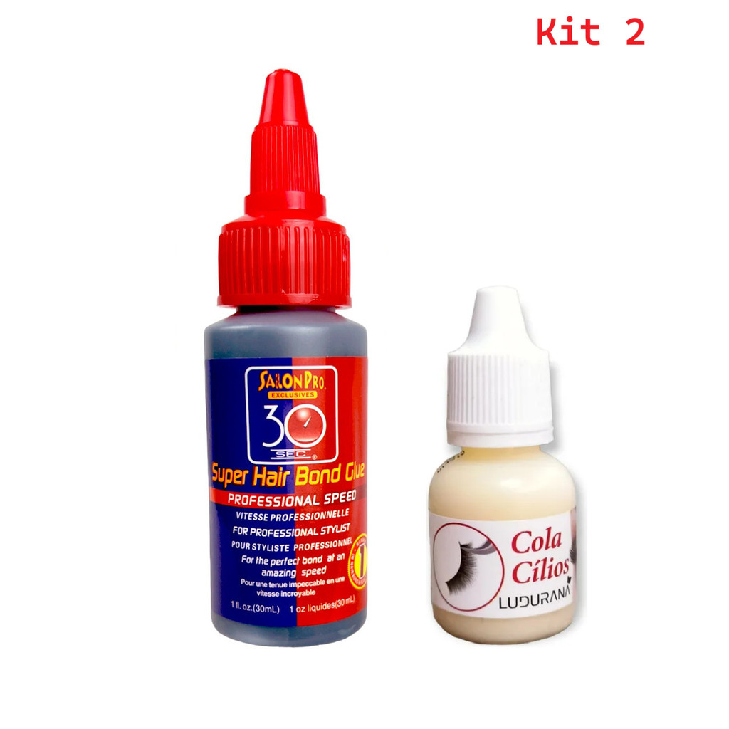 Kit de cola para cílios à prova dágua – S