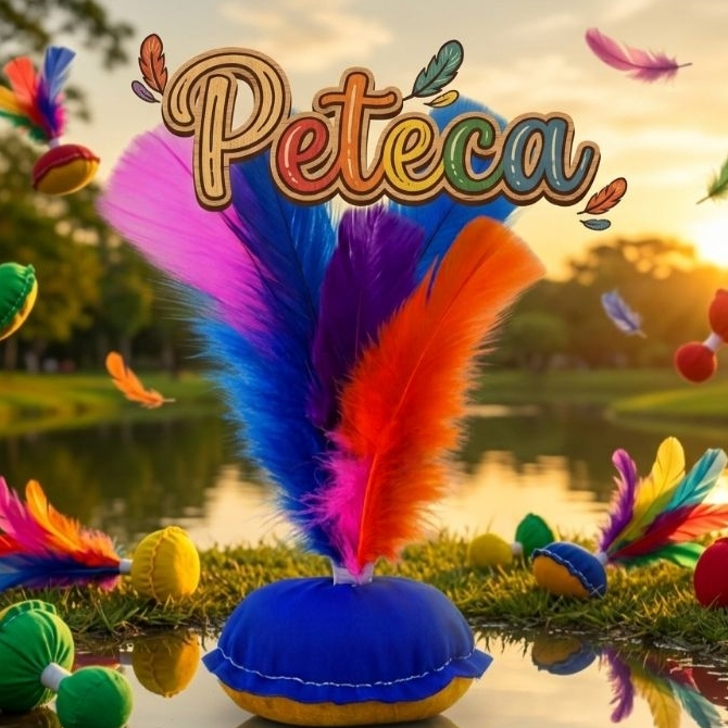 Kit 5 10 15 20 Peteca De Pena Colorida Brinquedo T