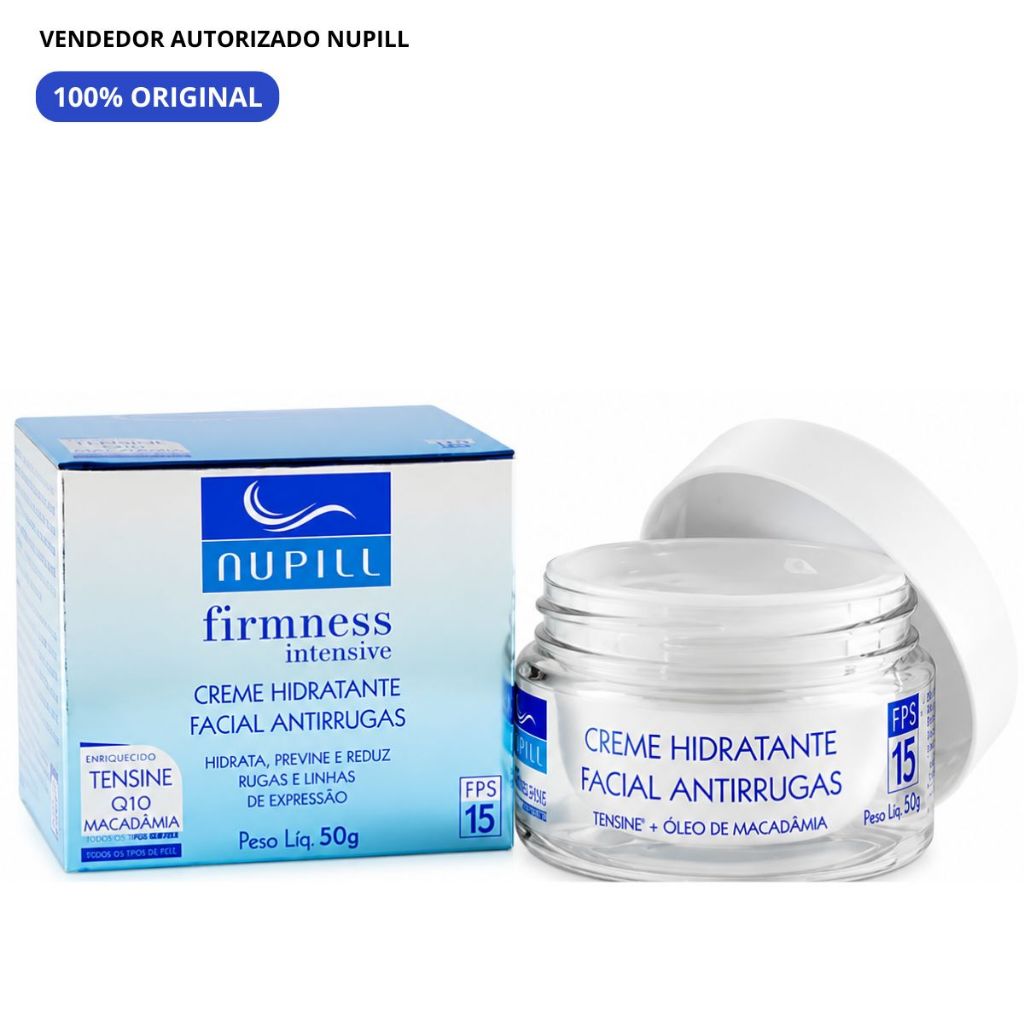 Creme Hidratante Facial Antirrugas Nupill Firmness