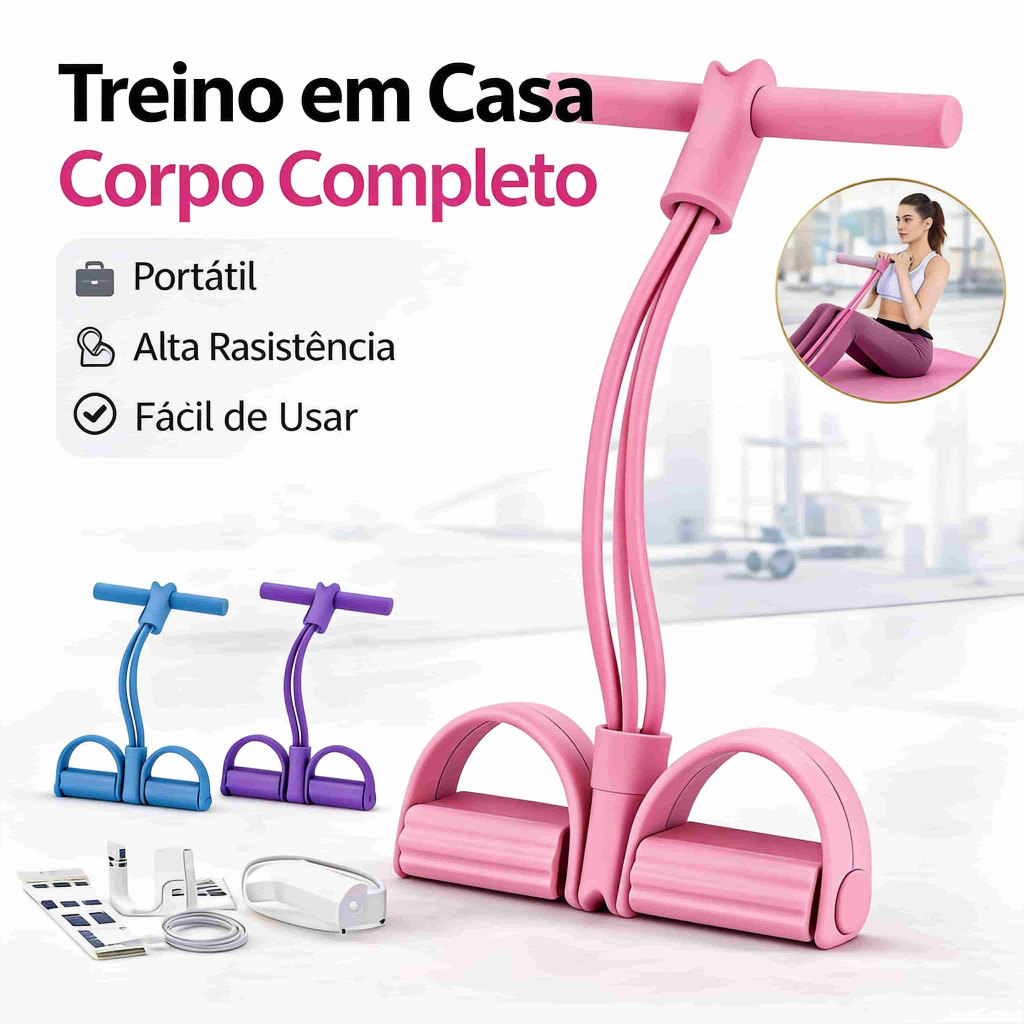 Extensor Elástico Exercícios Academia Ginástica
