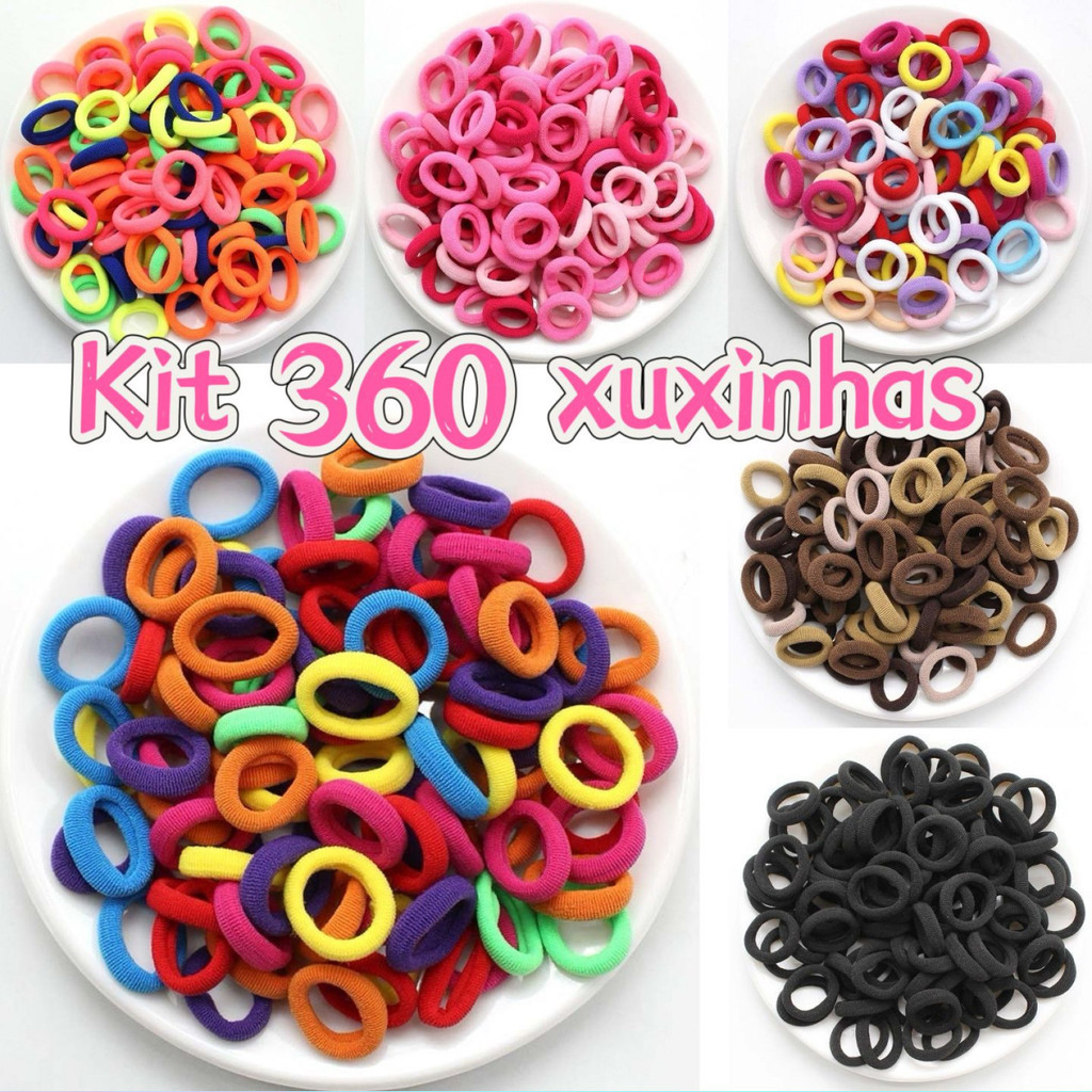 Kit 360 Xuxinhas colorido Infantil e Adulto Rabic�