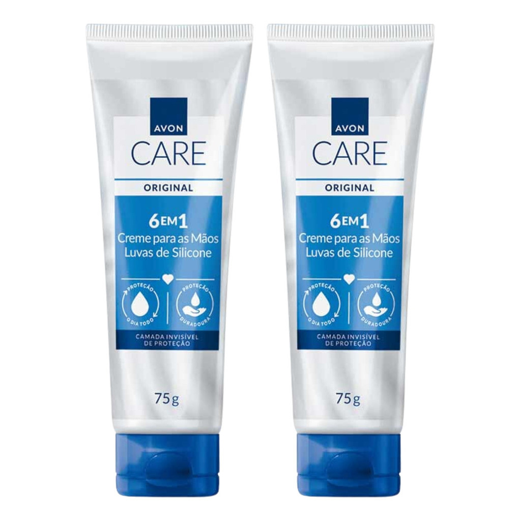 Kit Creme De Mãos Luva De Silicone 75g 2 Unidades