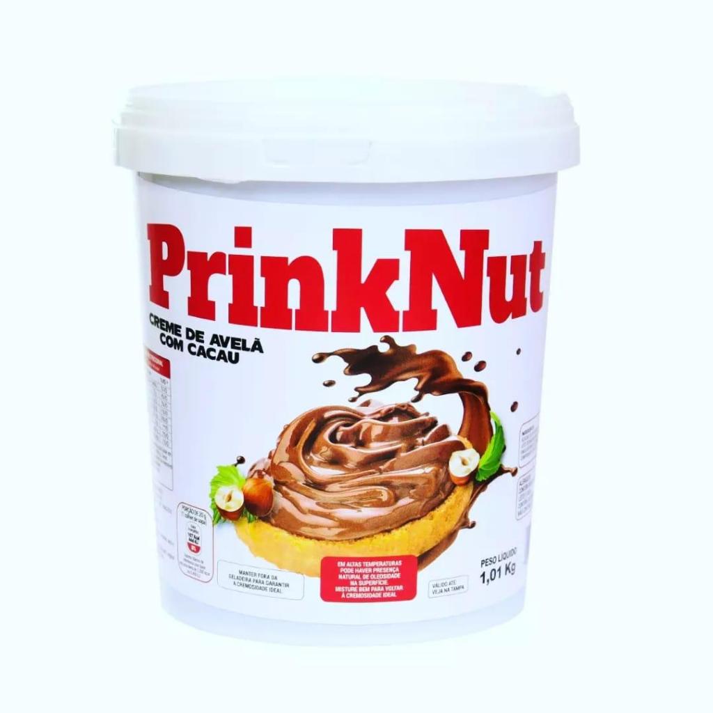 Creme de Avelã com Cacau PrinkNut BALDE 1kg ̵