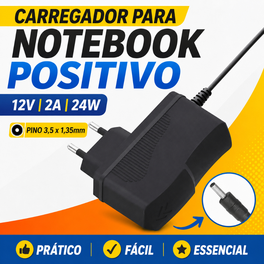 Carregador Notebook Positivo KNUP F24l9-120200spae