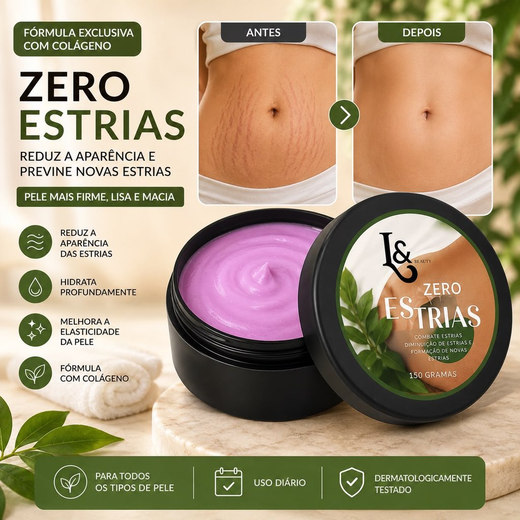 Creme Corporal Hidratante para Pele com Estrias 15