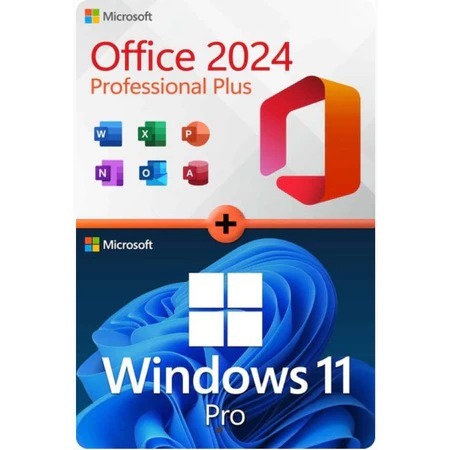Windows 11 Pro e Office 2024 Pro Plus Licença Ori