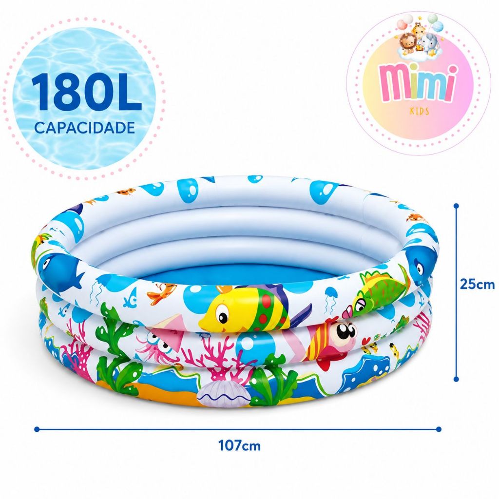 Piscina Infantil 28L – 90L – 118L R