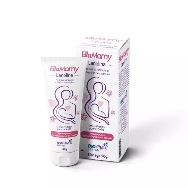 EllaMamy Creme de Lanolina Creme protetor para sei