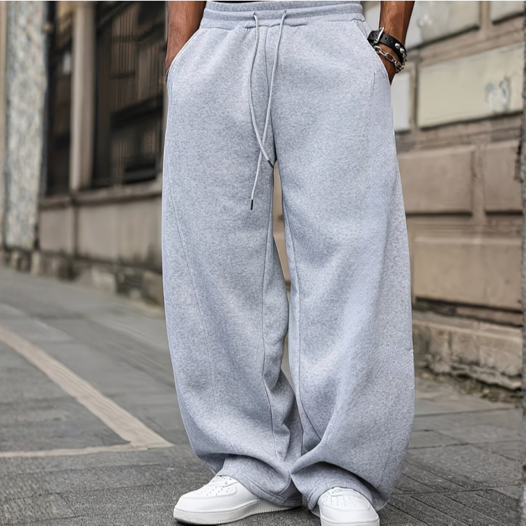 Calça Moletom Wedy Larga Oversized Estilosa Moda 