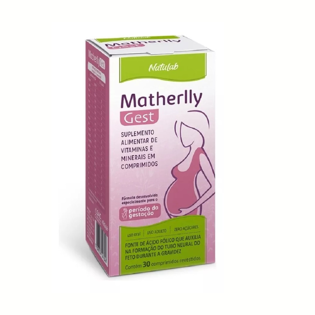Suplemento Matherlly Gest Com 30 Compridos –