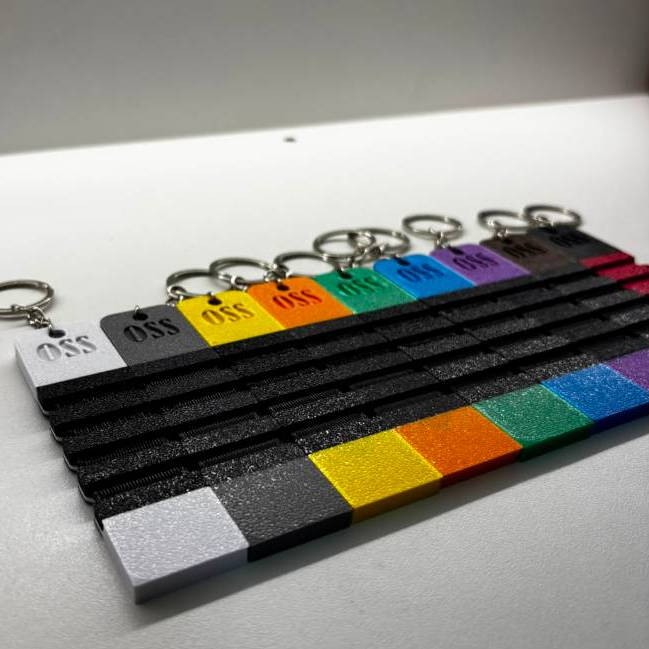 Chaveiro Faixa De Jiu-Jítsu com Graus Graduação