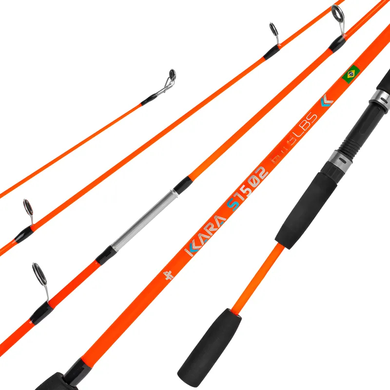 Vara De Pesca Kara 1.50-1.80m Fibra de Vidro Maçi