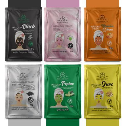 Máscara Facial Peel Off Sachê Limpa e Revitaliza