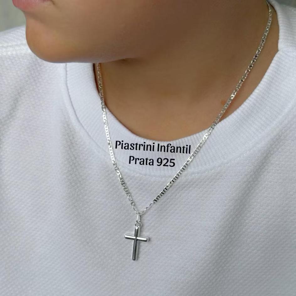 Corrente Cordão infantil Criança Colar masculino