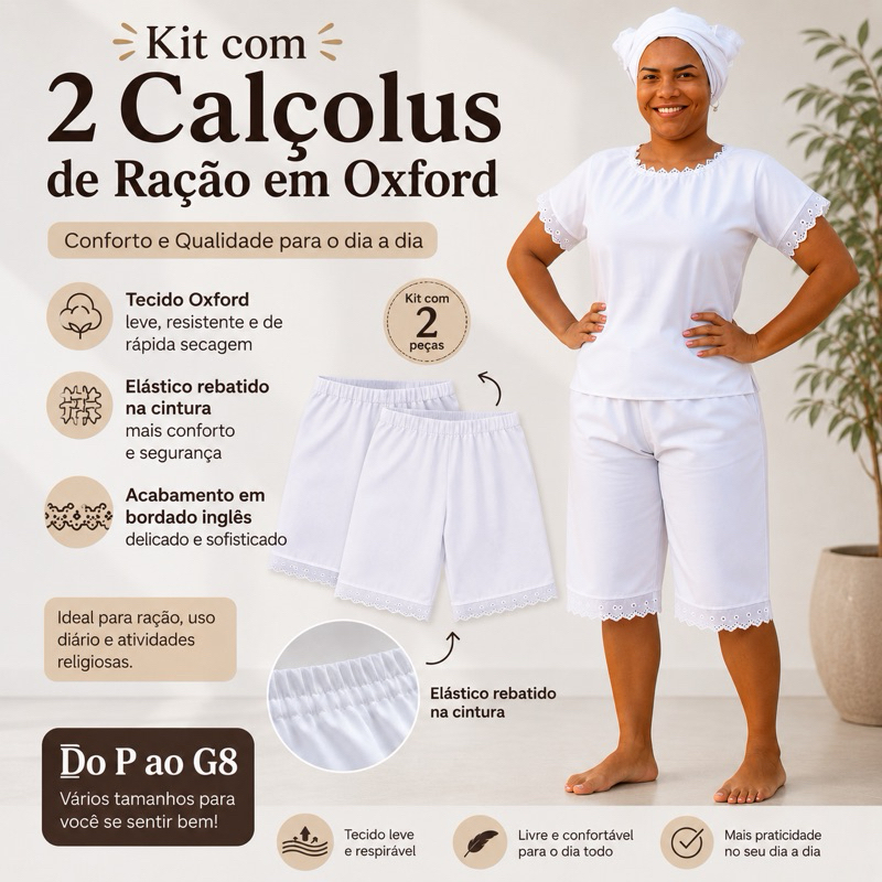 kit 2 Calçolu Ração Umbanda E Candomblé Barra 