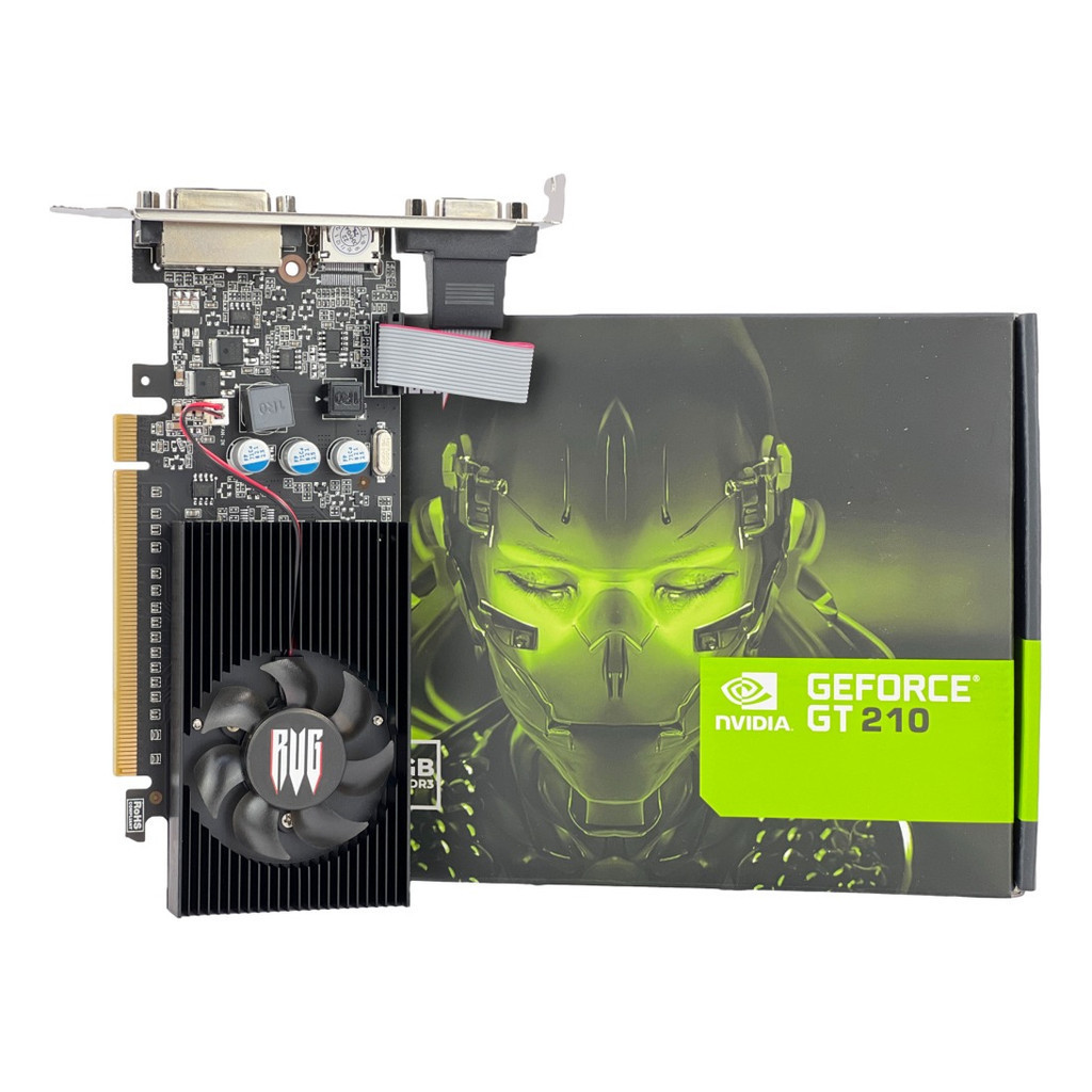 Placa De Vídeo Nvidia Gddr3 200 Series Gt 210 Rev