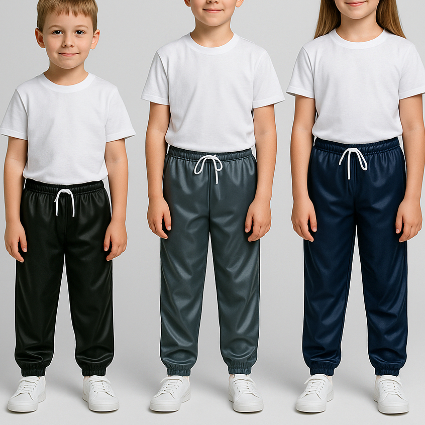 Calça Jogger Infantil Masculina Com Bolsos Latera