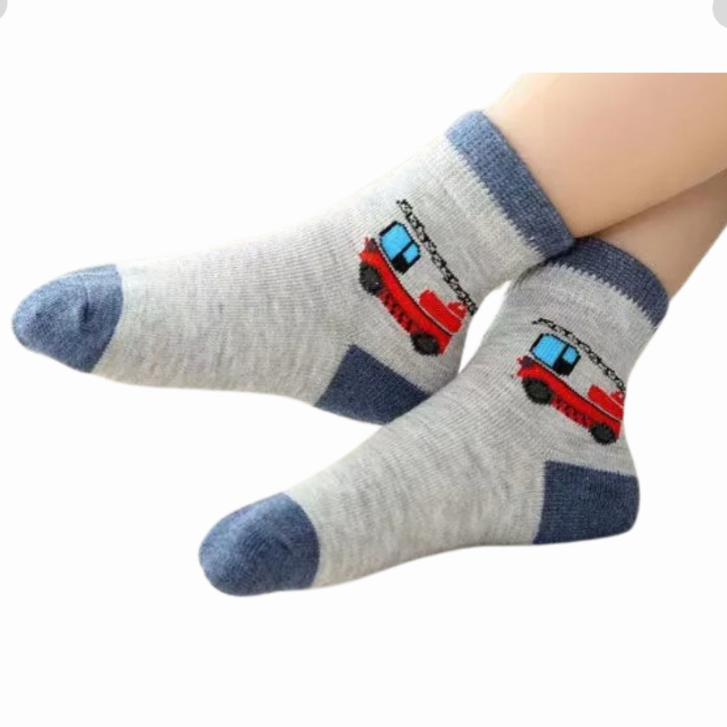 Kit Ate 12 Pares Meia Infantil Menino Feminino 75%