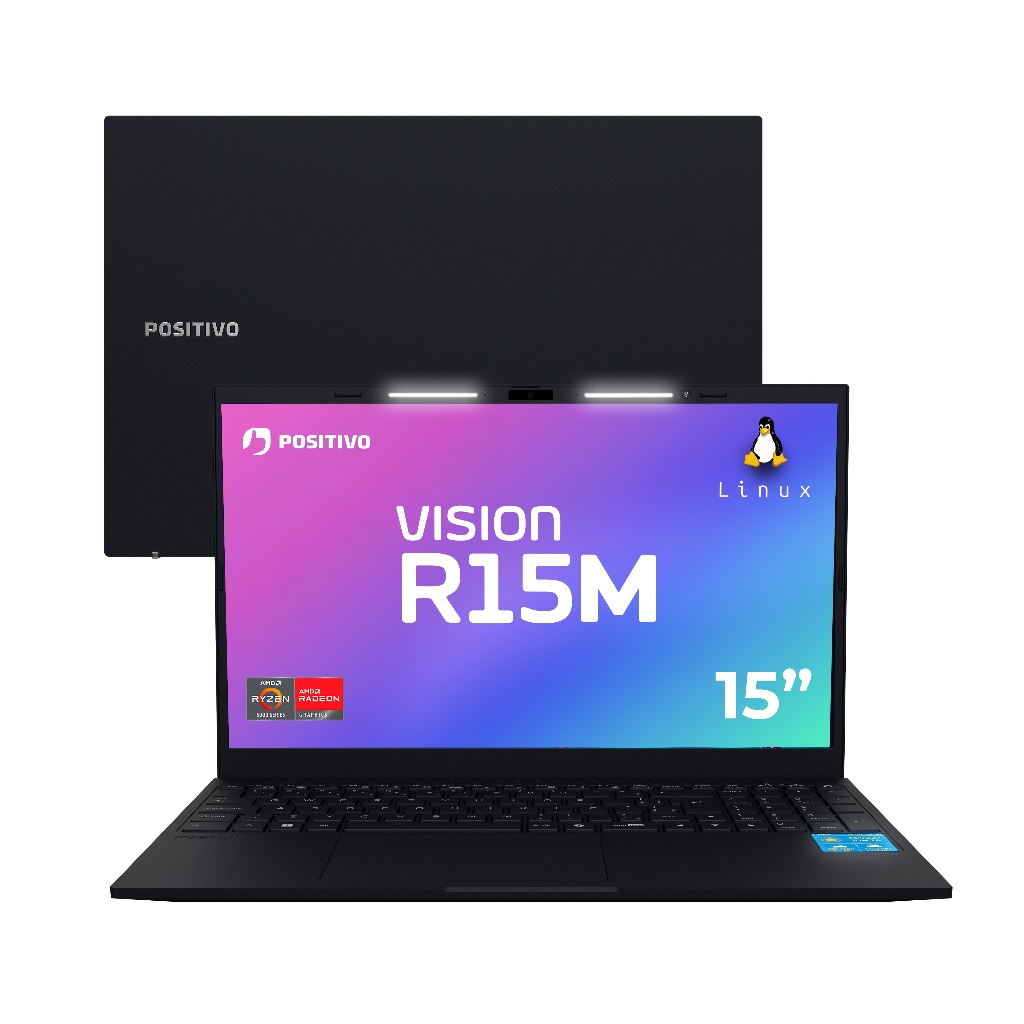 Notebook Vision R15M AMD Ryzen 5-5625U Linux 16GB 