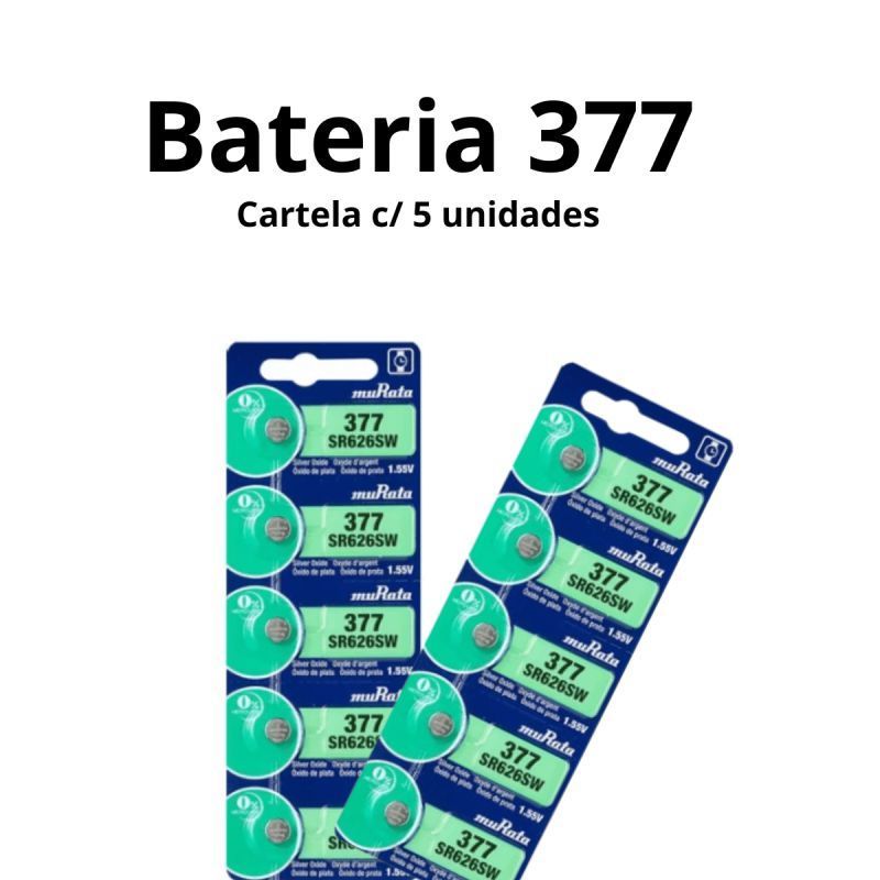 Murata / Sony 377 SR626SW 1.55v – Cart. c/5 