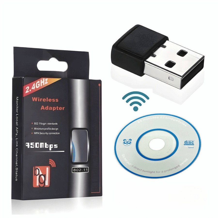 Adaptador WiFi USB 2.4GHz 950Mbps Mini Dongle Ante