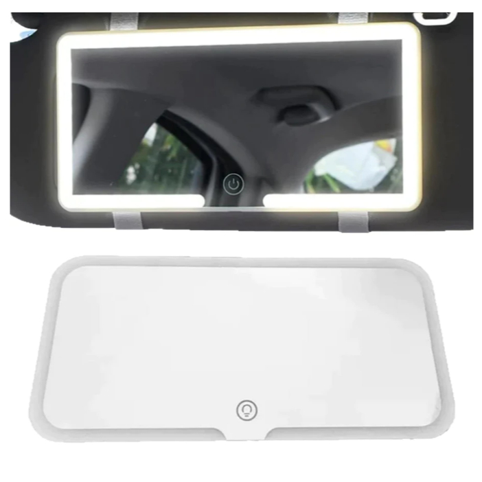 Espelho LED para Quebra-Sol de Carro 60 LEDs 3 Mod