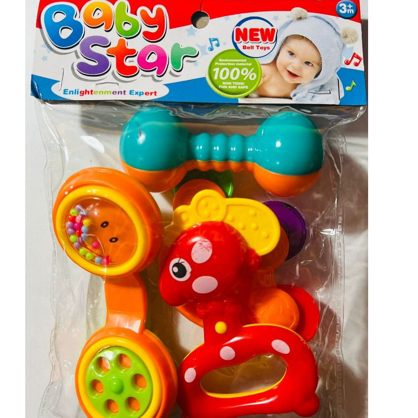 TOP TOY Brinquedos Para Bebê Kit com4 pçs Chocal