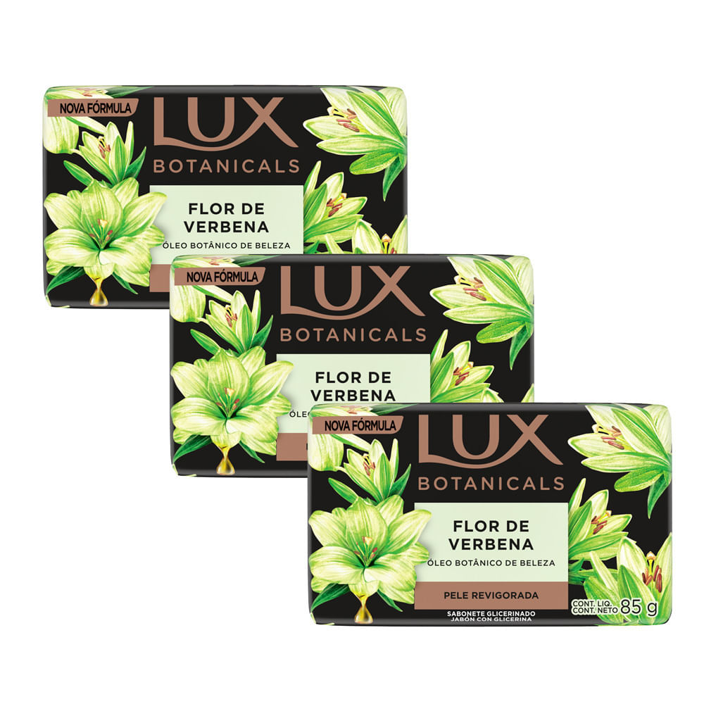 Kit 3 Sabonete em Barra Lux Botanicals Flor de Ver