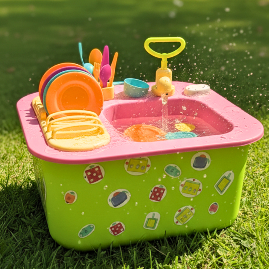 Pia De Cozinha Infantil Sai Agua Brinquedo Acqua B