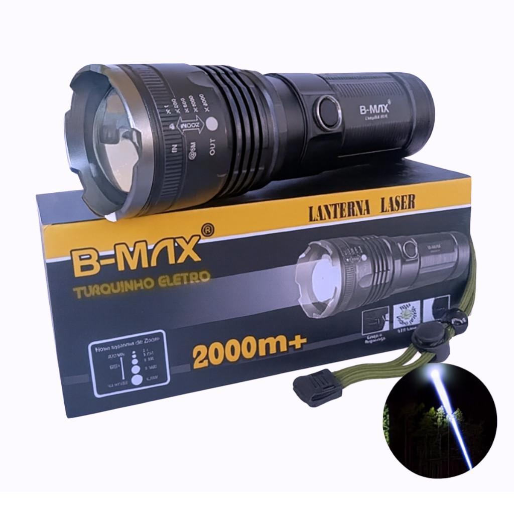 Lanterna Recarregável Portátil LED com forte  Zo