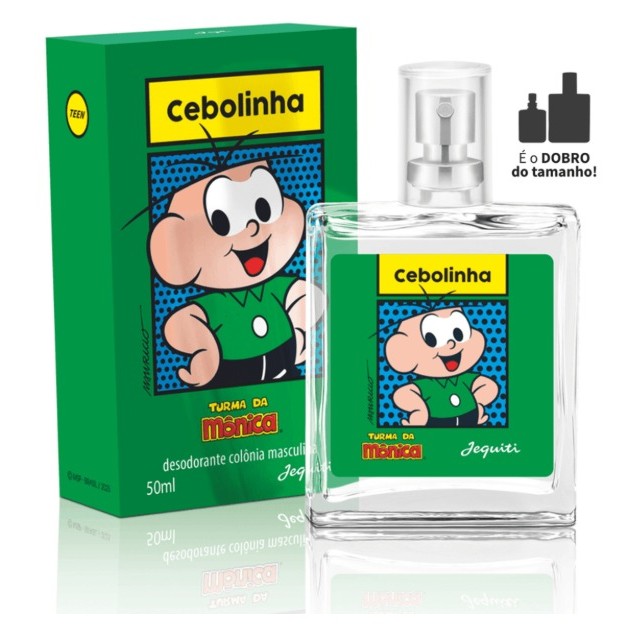 Colônia Infantil Masculina Cebolinha 50ml Jequiti