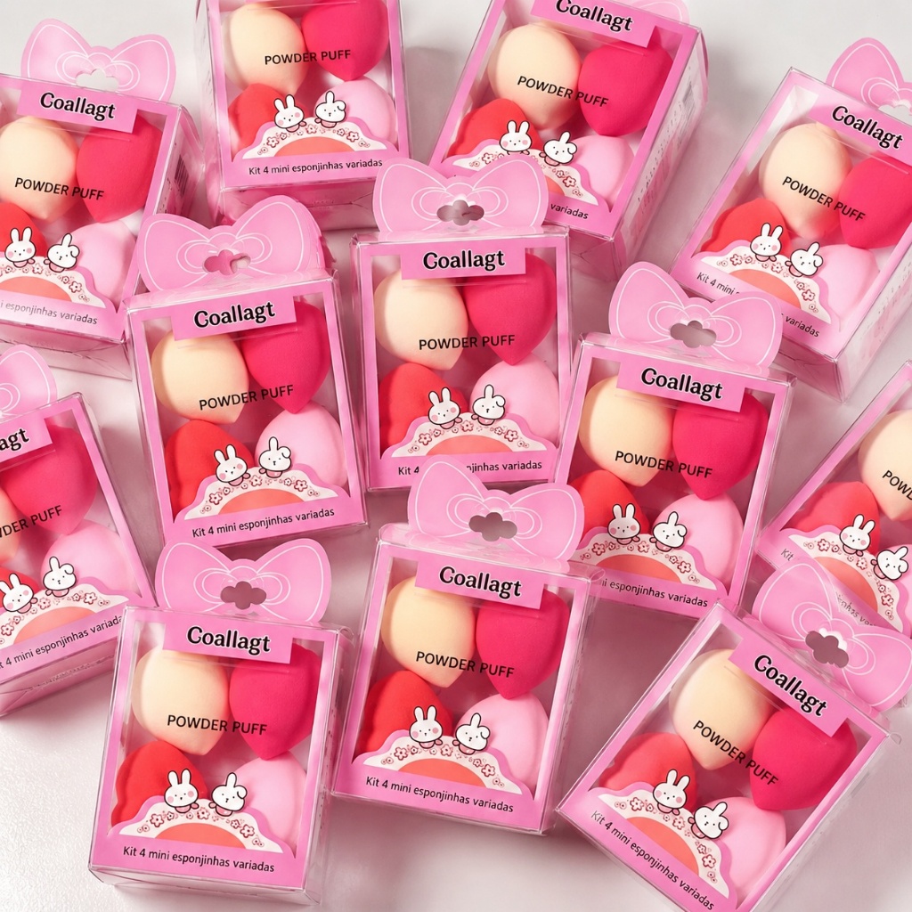 Kits 24/48 Mini Esponja Esponjinha Para Maquiagem 
