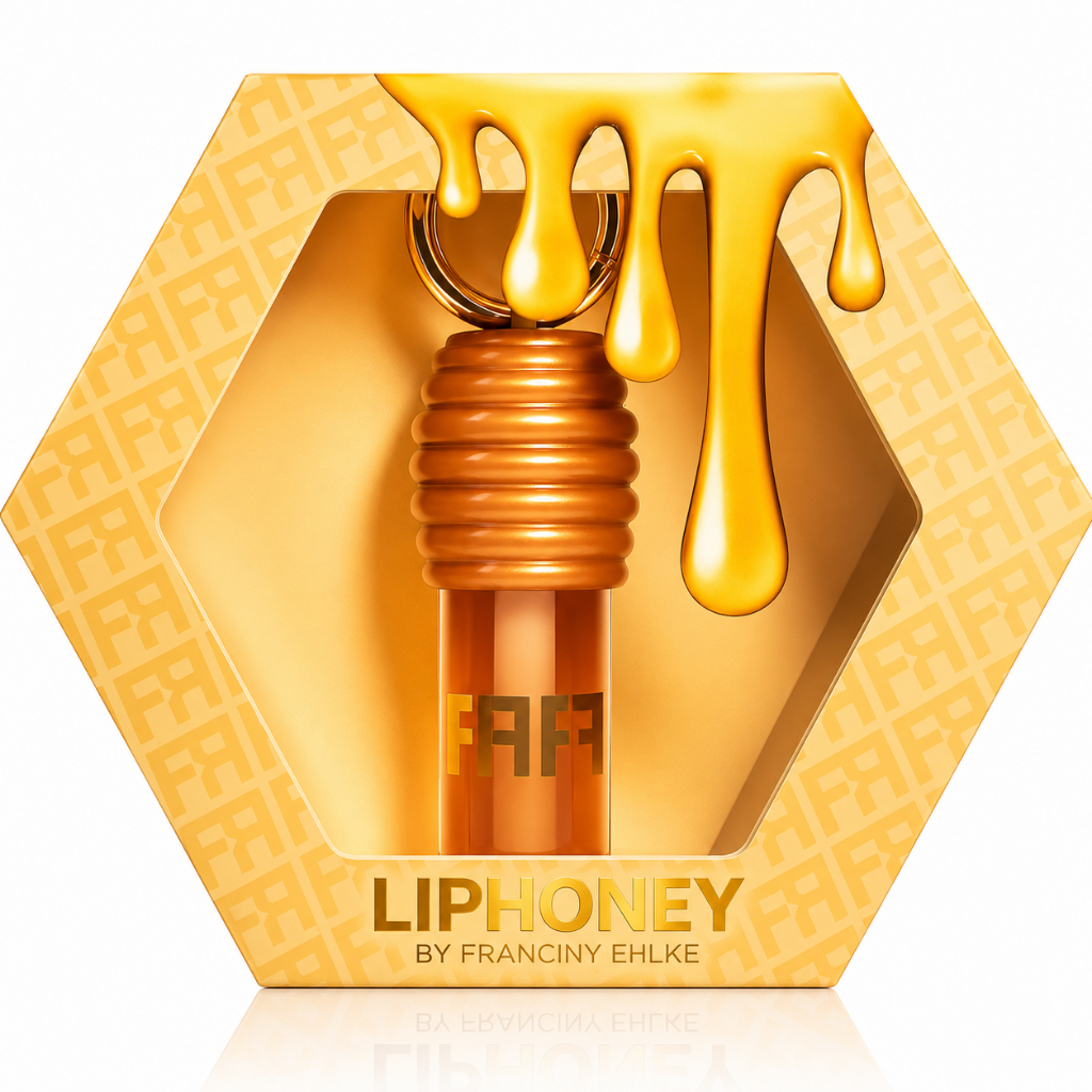 Gloss Labial Hidratante LIPHONEY  Efeito Glow Bril