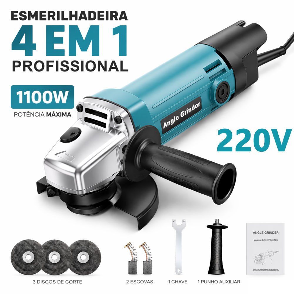 Esmerilhadeira Angular 115mm 110-127V/220V 1100W P